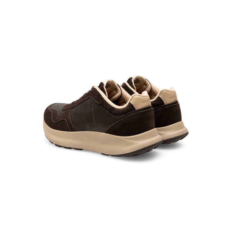 WODEN - Mathilde Runner Leather - Chocolate