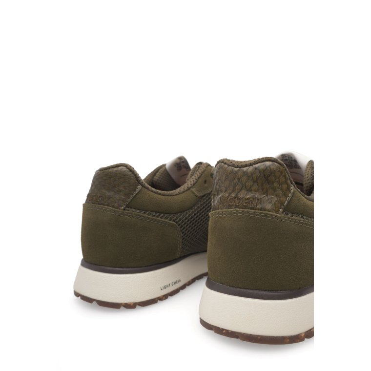 WODEN - Ronja Icon Sneakers - Dark Olive