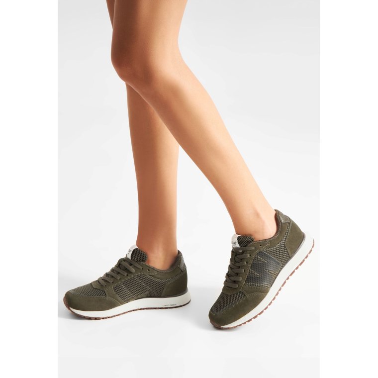 WODEN - Ronja Icon Sneakers - Dark Olive