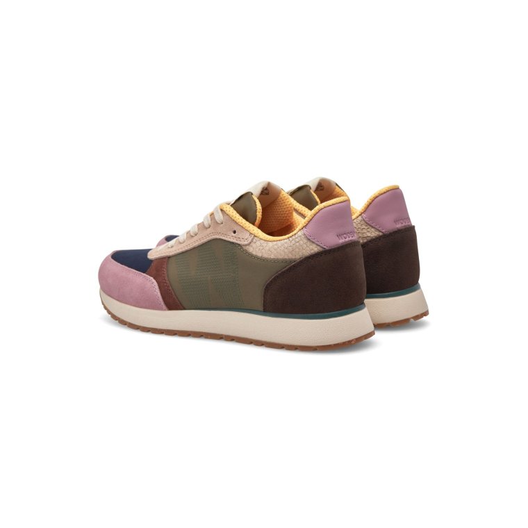 WODEN - Ronja Sneakers - Dark Algae Multi