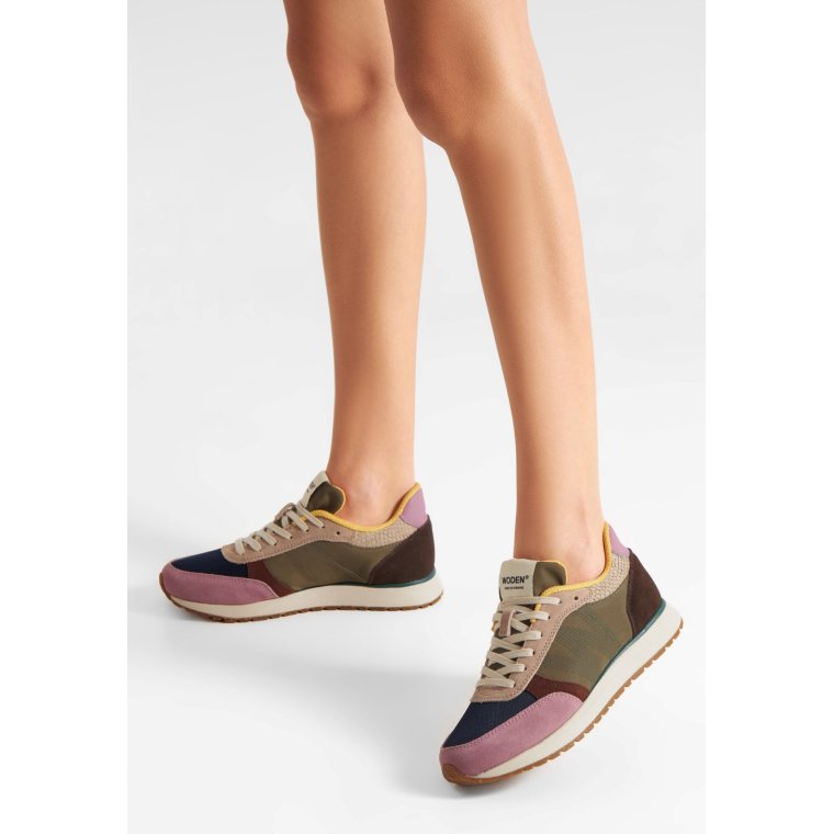 WODEN - Ronja Sneakers - Dark Algae Multi