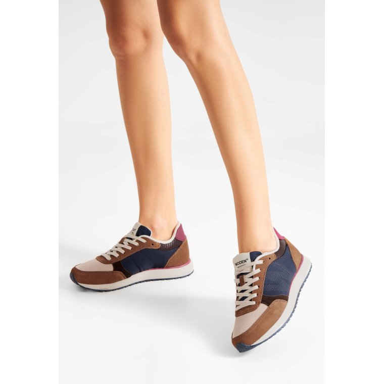 WODEN - Ronja Sneakers - Caramel Multi