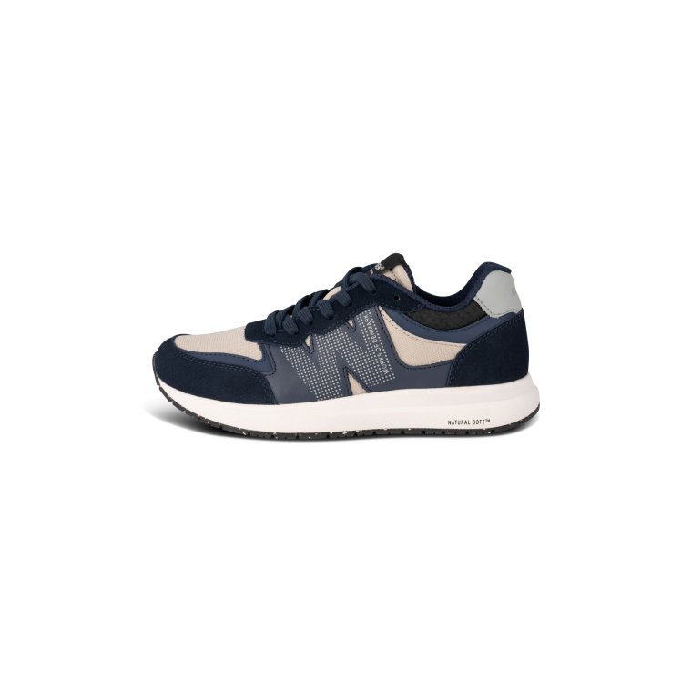 WODEN - Rigmor Reflective Sneakers - Navy