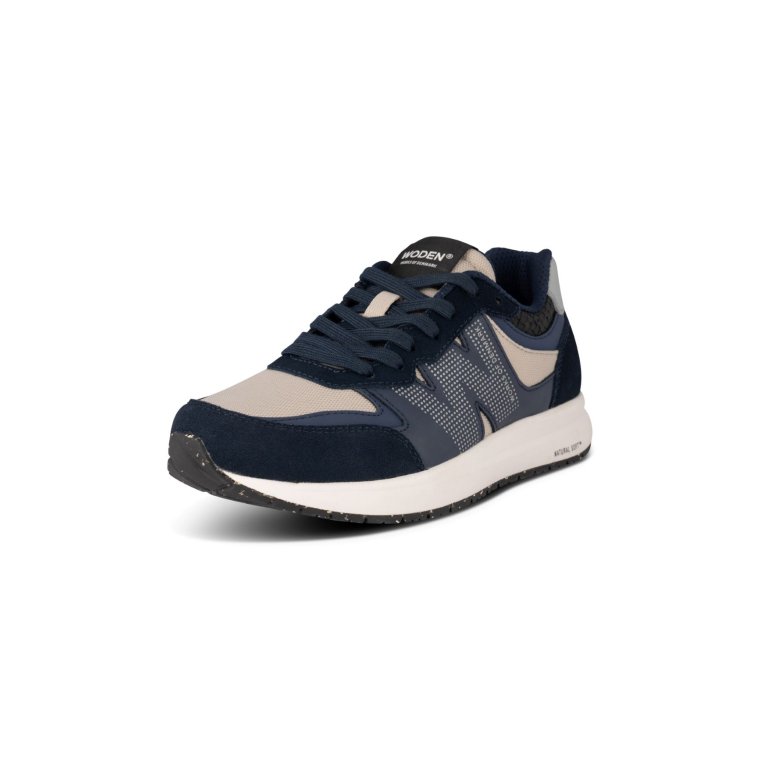 WODEN - Rigmor Reflective Sneakers - Navy