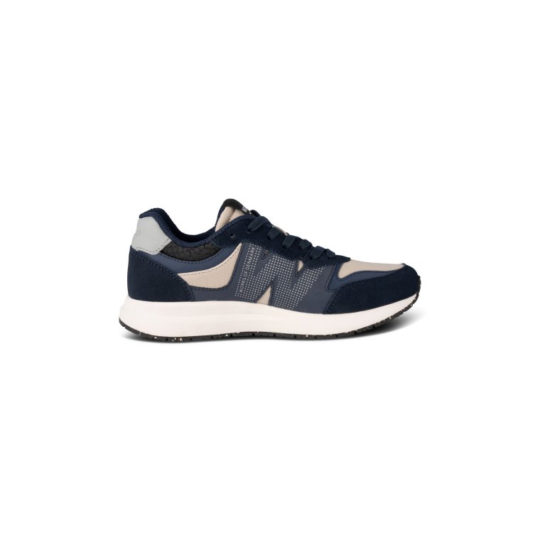WODEN - Rigmor Reflective Sneakers - Navy