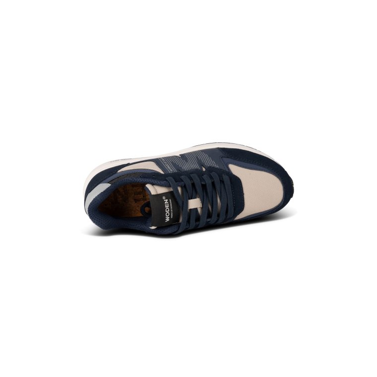WODEN - Rigmor Reflective Sneakers - Navy
