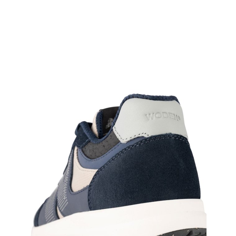 WODEN - Rigmor Reflective Sneakers - Navy