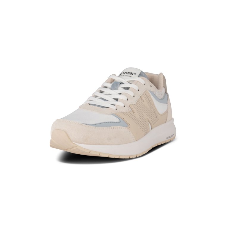 WODEN - Rigmor Reflective Sneakers - Ivory
