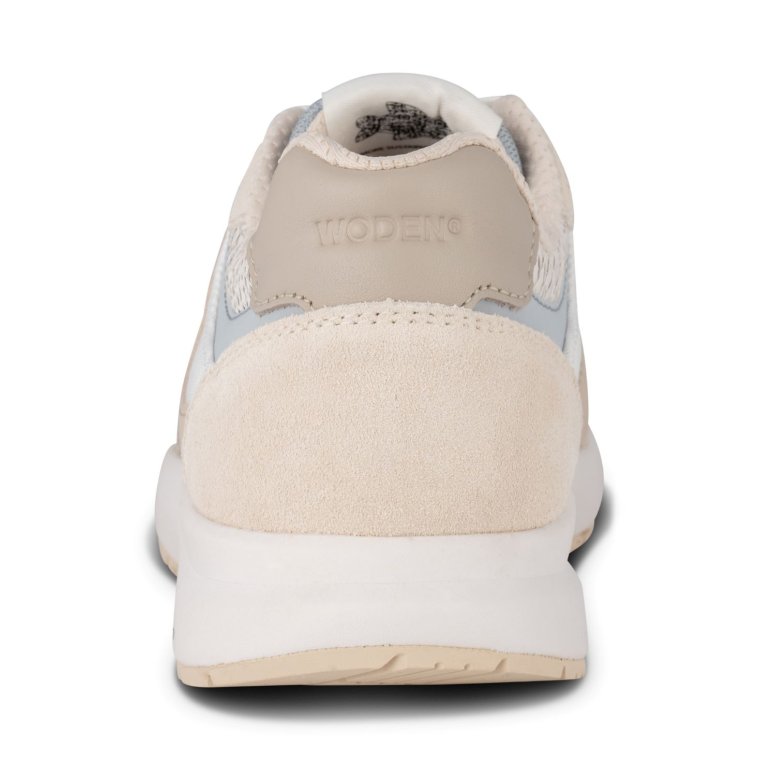WODEN - Rigmor Reflective Sneakers - Ivory