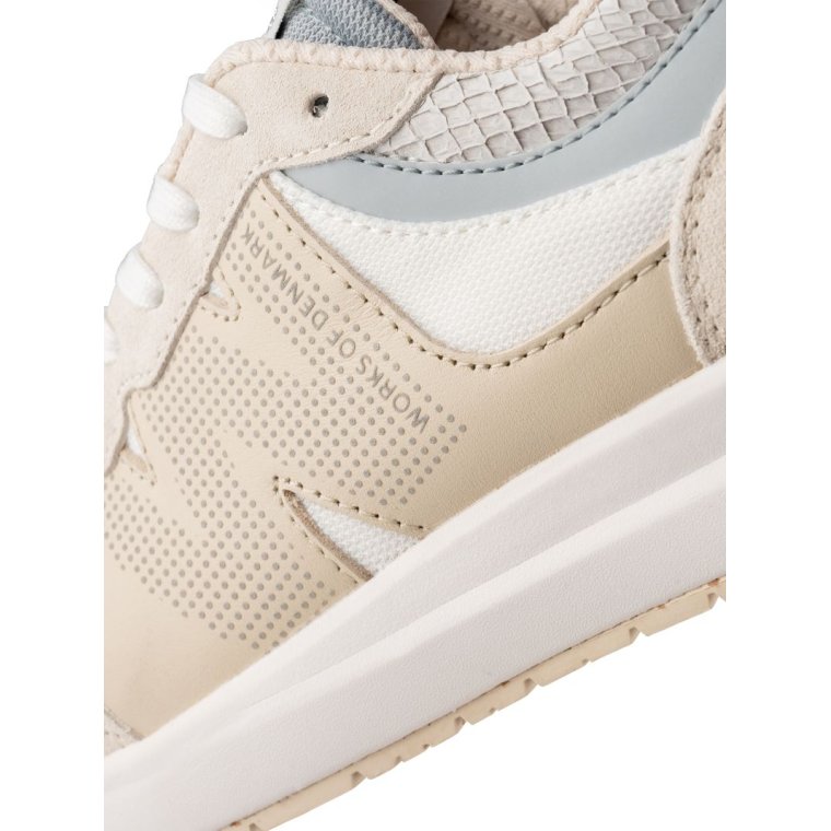 WODEN - Rigmor Reflective Sneakers - Ivory