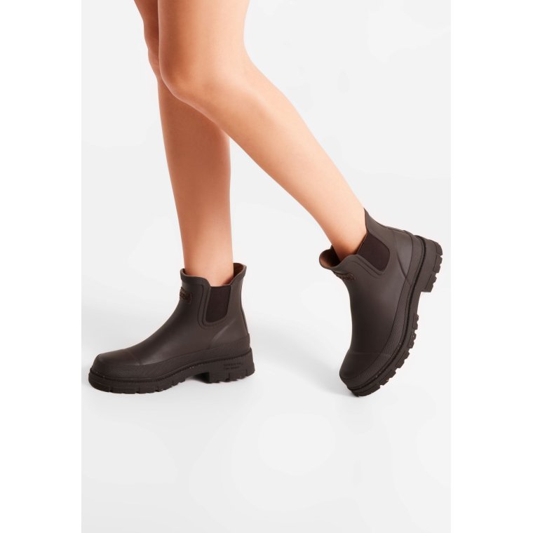 WODEN - Liv Waterproof gummistvle - Chocolate