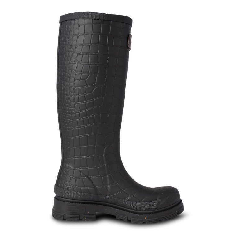 WODEN - Le Croco Waterproof	gummistvle - Black