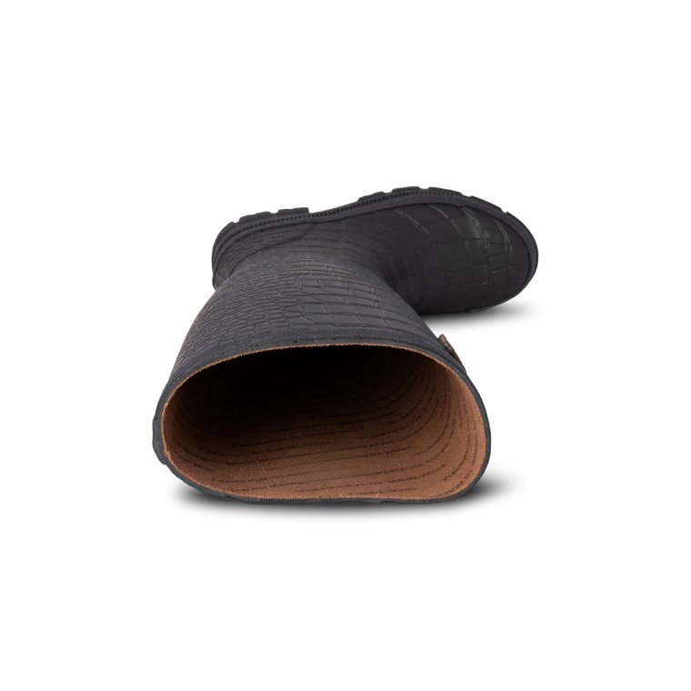 WODEN - Le Croco Waterproof	gummistvle - Black