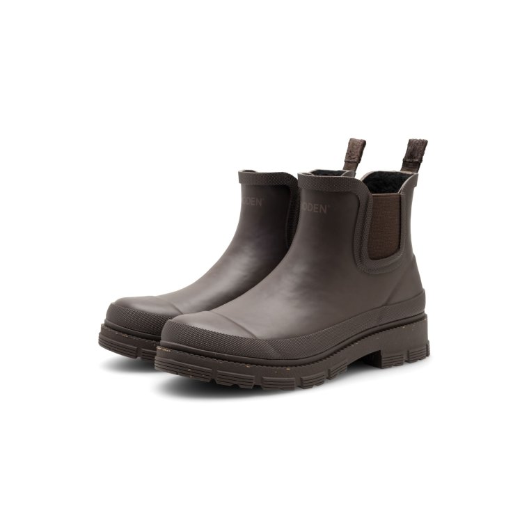 WODEN - Liv Warm Waterproof Gummist�vle - Chocolate
