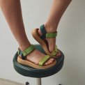 WODEN - Line Sandal - Apple Green Multi