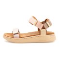 WODEN - Line Sandal - Blush Multi