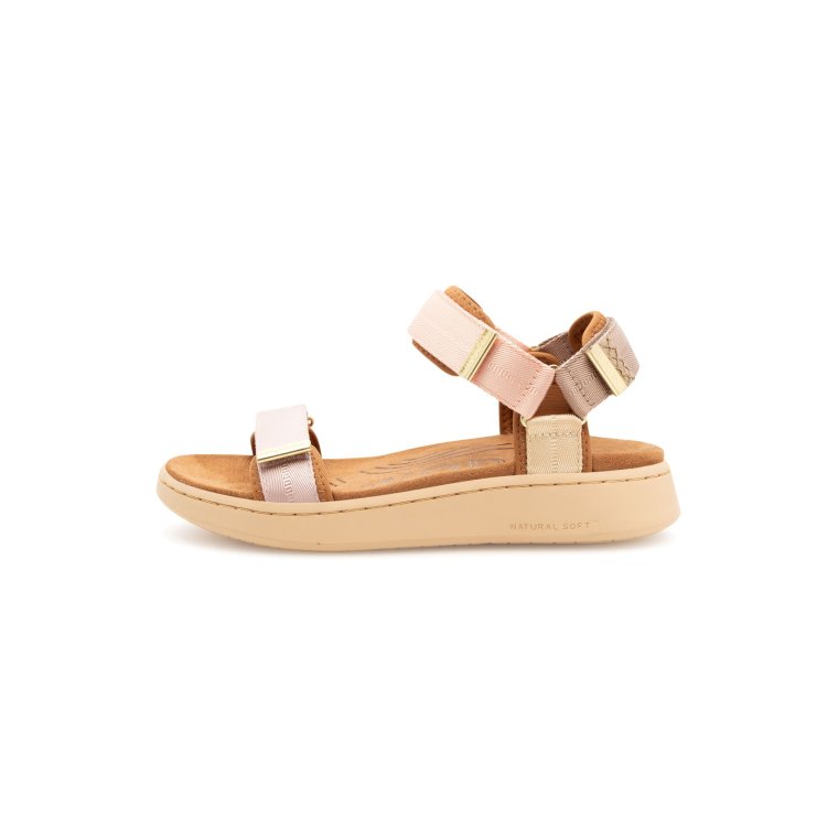 WODEN - Line Sandal - Blush Multi