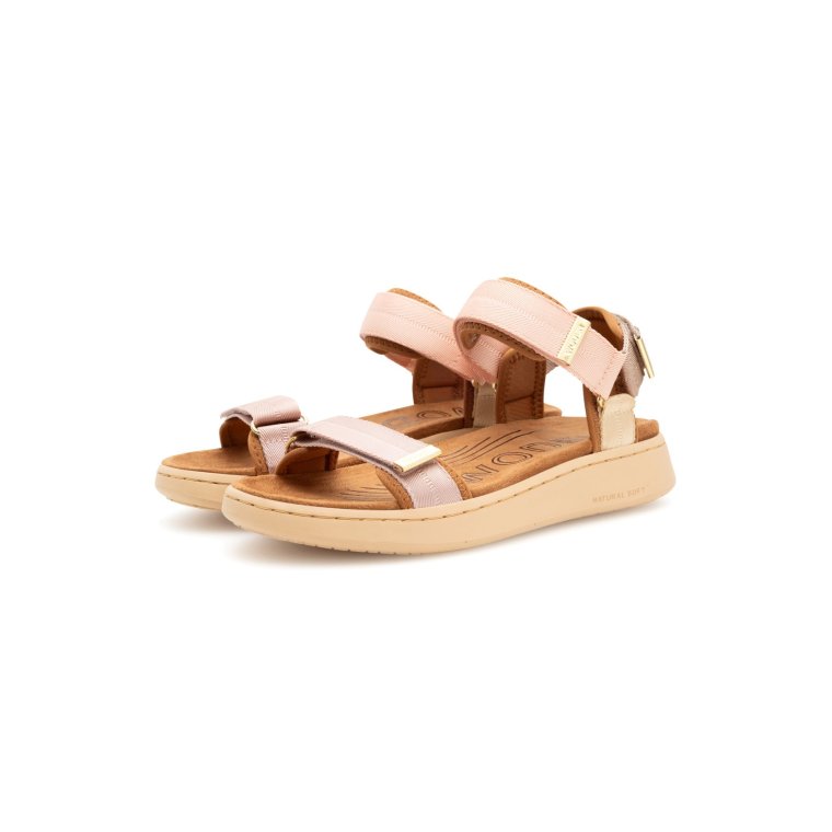 WODEN - Line Sandal - Blush Multi