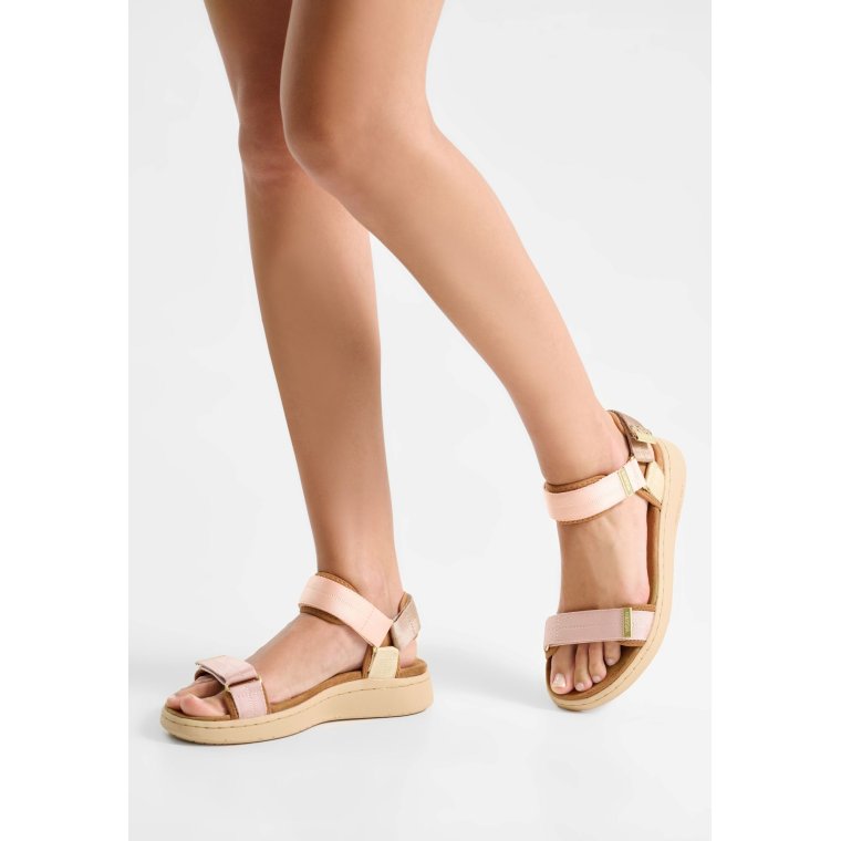 WODEN - Line Sandal - Blush Multi