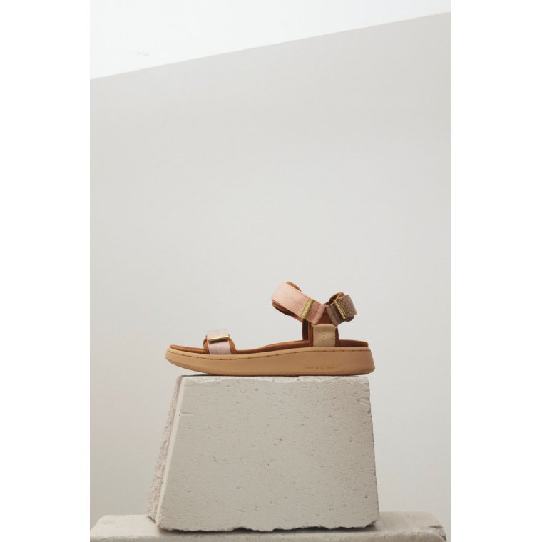 WODEN - Line Sandal - Blush Multi