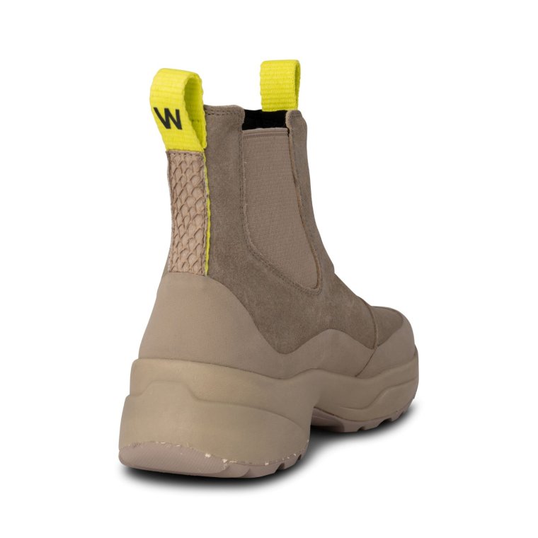 WODEN - Solveig Suede Waterproof Stvle - Silver Mink