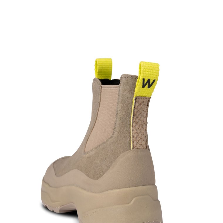 WODEN - Solveig Suede Waterproof Stvle - Silver Mink