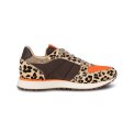 WODEN - Ronja Cowhair sneakers - Leopard/Tiger