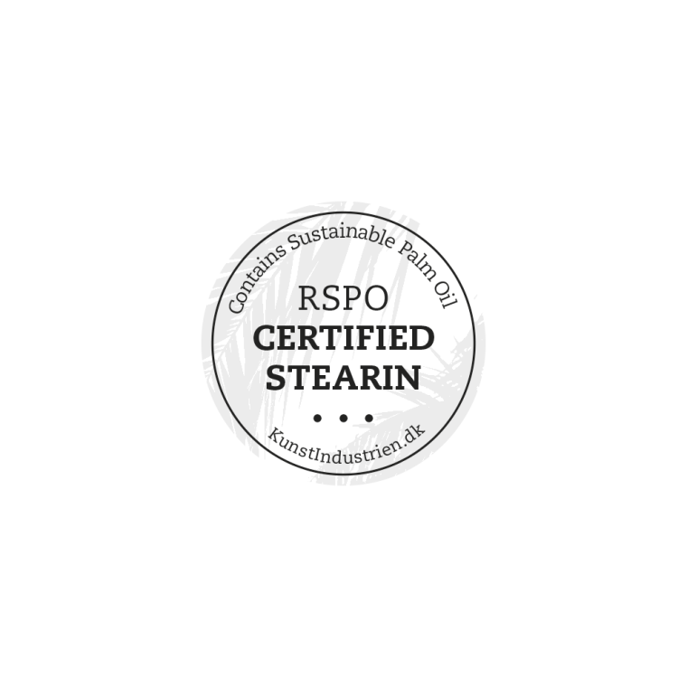 KunstIndustrien - Wax Altar Candles. =8.5 cm. H=20 cm. EN 15426