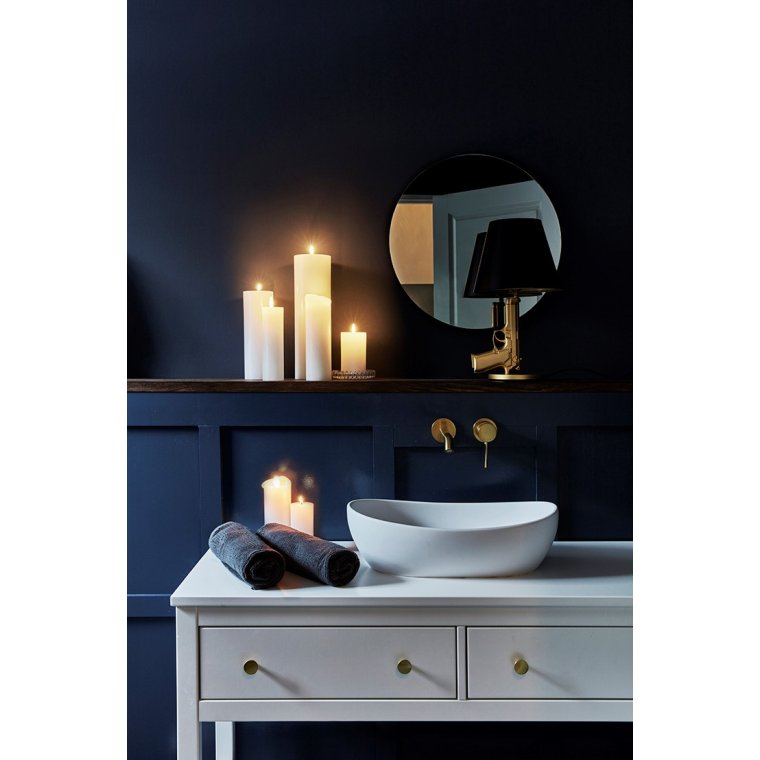 KunstIndustrien - Wax Altar Candles. =8.5 cm. H=20 cm. EN 15426