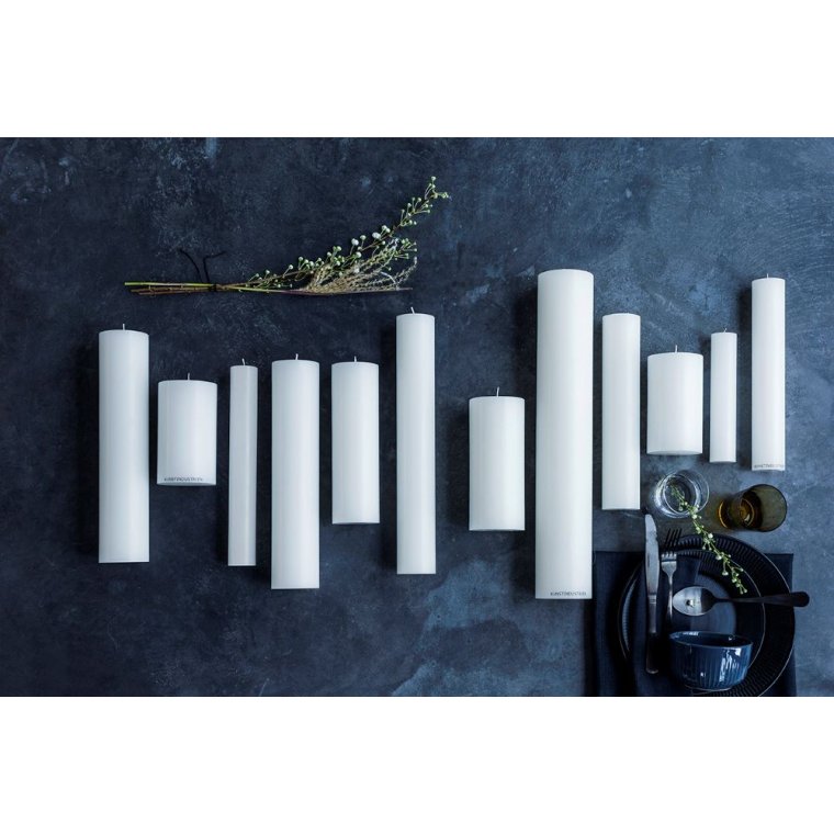 KunstIndustrien - Wax Altar Candles. =5 cm. H=25 cm. EN 15426