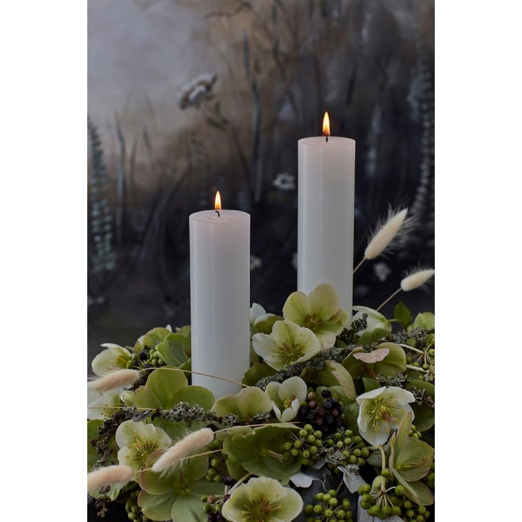 KunstIndustrien - Wax Altar Candles. =5 cm. H=25 cm. EN 15426