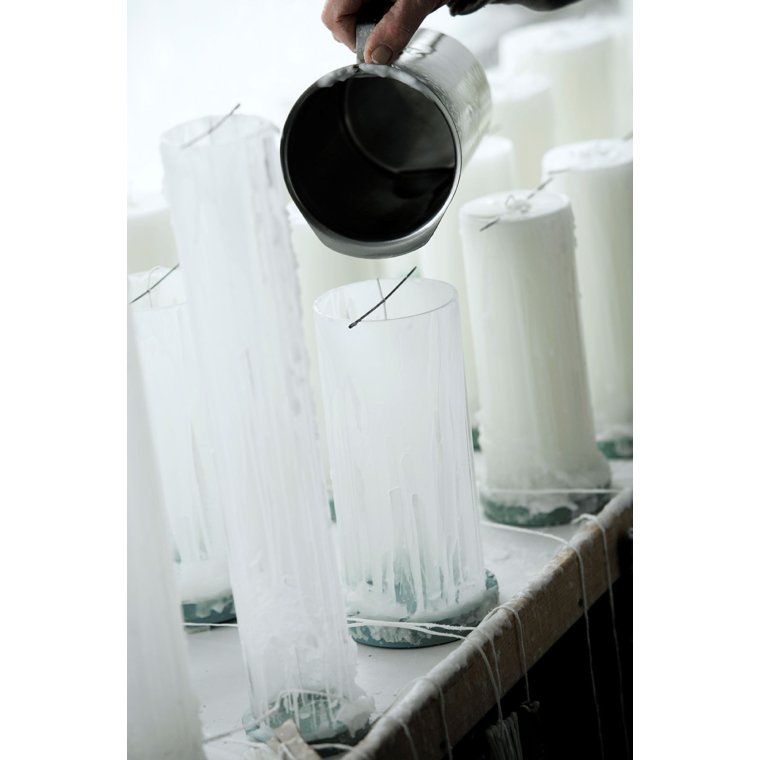 KunstIndustrien - Wax Altar Candles. =8.5 cm. H=20 cm. EN 15426