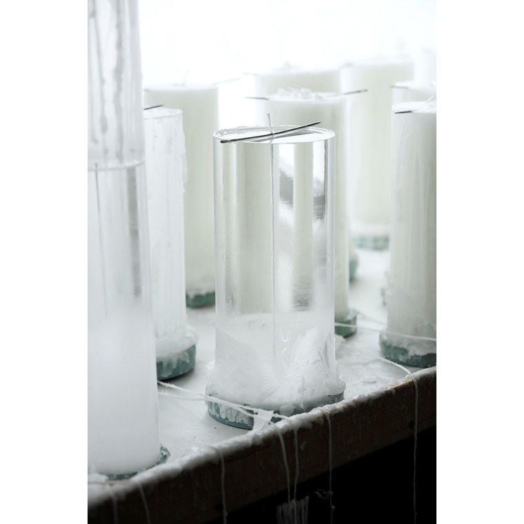 KunstIndustrien - Wax Altar Candles. =7 cm. H=24 cm. EN 15426