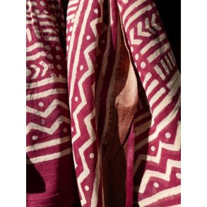 Craft Sisters - Bagru Scarf - Wine - 304