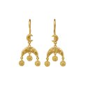 maanesten - Zia Earrings - forgyldt