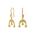 maanesten - Zia Earrings - forgyldt