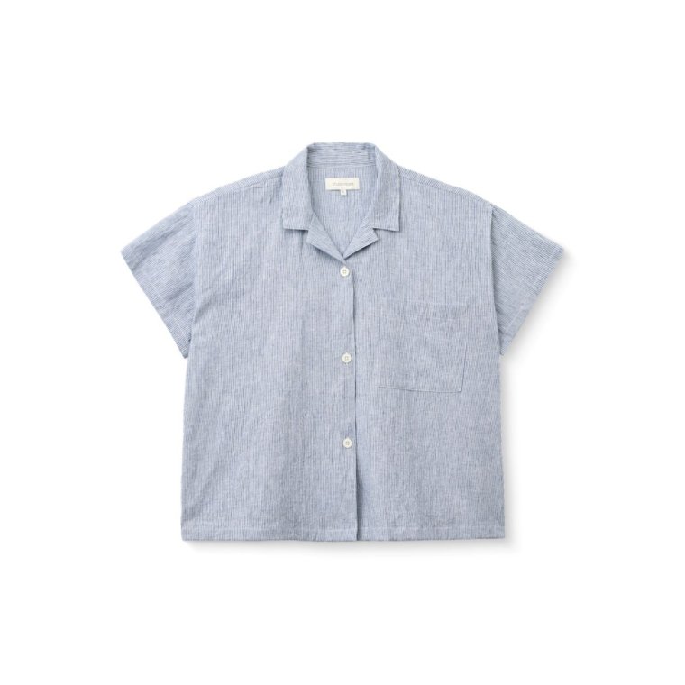 Studio Feder - VICTORIA SHIRT - COT/LIN - CLASSIC STRIPE