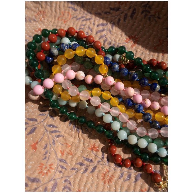 Craft Sisters - Aunties Halskde - Green Onyx