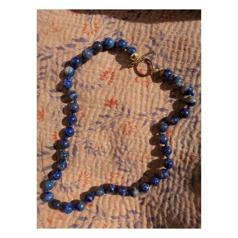 Craft Sisters - Aunties Halskde - Blue Lapis