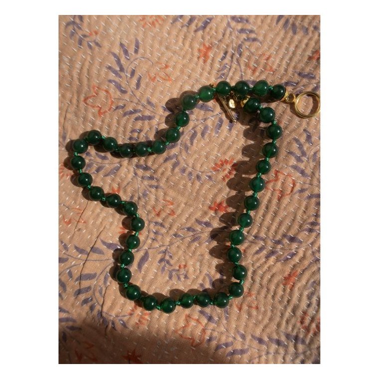 Craft Sisters - Aunties Halskde - Green Onyx