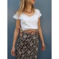 Craft Sisters - Bagru Scarf - Black with Flower