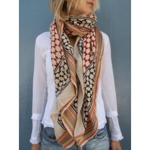 Craft Sisters - Bagru Scarf - Red