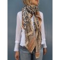 Craft Sisters - Bagru Scarf - Blue Leo