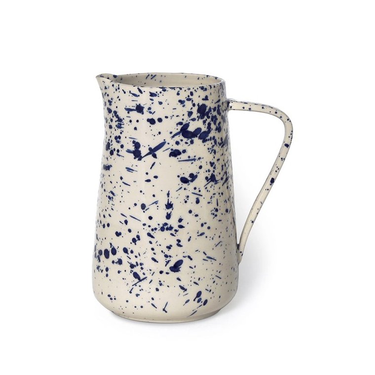 BORNHOLMS KERAMIKFABRIK - -Water Jug - Blue Splash