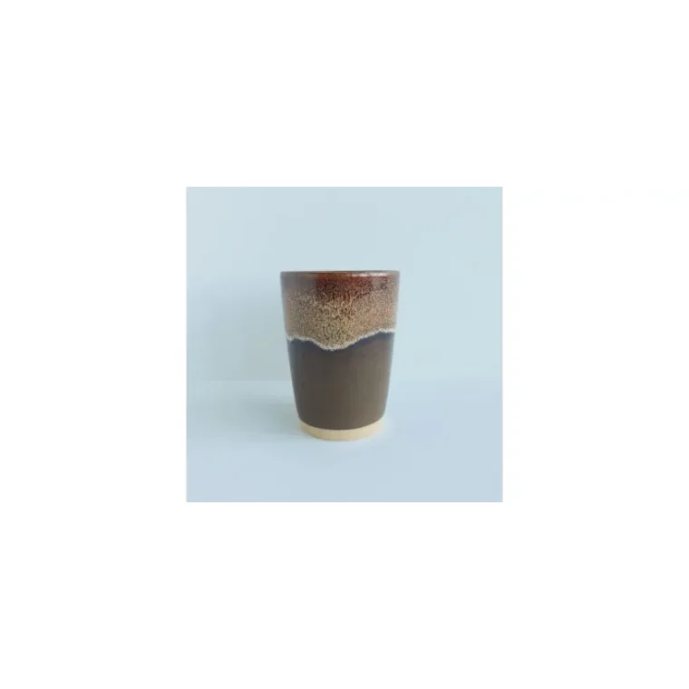 BORNHOLMS KERAMIKFABRIK - �-Cup Tall - Brown Chokolate