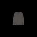 By Basics - 4502 shirt w/round neck l/s - earth melange