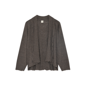 By Basics - 8503 cardigan short - earth melange