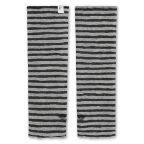 By Basics - 1014 wrist warmer - dawn grey/caviar