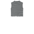 By Basics - 2009 box vest w/draped neck - dawn grey/caviar