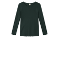 By Basics - 4002 shirt r-neck l/s - 74 bottle green